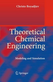 Theoretical Chemical Engineering Modeling and Simulation  Cover Image