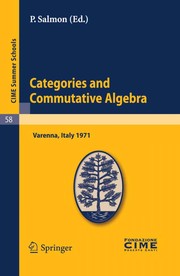 Categories and Commutative Algebra Cover Image