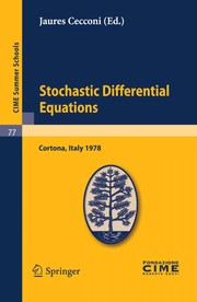 Stochastic Differential Equations Cover Image