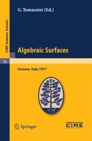 Algebraic Surfaces Cover Image