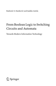 From Boolean Logic to Switching Circuits and Automata Towards Modern Information Technology  Cover Image