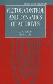 Vector control and dynamics of AC drives  Cover Image