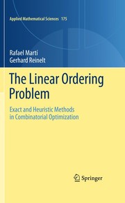 The Linear Ordering Problem Exact and Heuristic Methods in Combinatorial Optimization  Cover Image