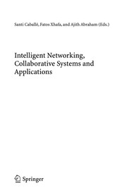Intelligent Networking, Collaborative Systems and Applications Cover Image