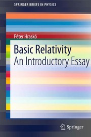 Basic Relativity An Introductory Essay  Cover Image