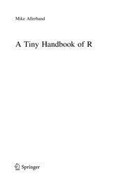 A Tiny Handbook of R Cover Image