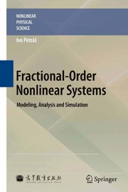 Fractional-Order Nonlinear Systems Modeling, Analysis and Simulation  Cover Image