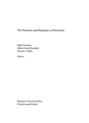 The structure and dynamics of networks  Cover Image