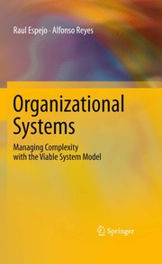 Organizational Systems Managing Complexity with the Viable System Model  Cover Image