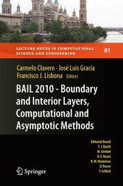 BAIL 2010 - Boundary and Interior Layers, Computational and Asymptotic Methods Cover Image