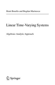 Linear Time-Varying Systems Algebraic-Analytic Approach  Cover Image