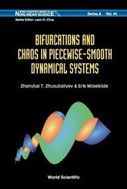 Bifurcations and chaos in piecewise-smooth dynamical systems /  Cover Image