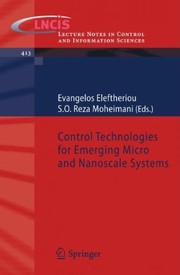 Control Technologies for Emerging Micro and Nanoscale Systems Cover Image