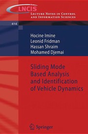 Sliding Mode Based Analysis and Identification of Vehicle Dynamics Cover Image