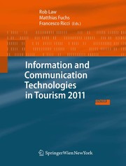 Information and Communication Technologies in Tourism 2011 Proceedings of the International Conference in Innsbruck, Austria, January 26–28, 2011  Cover Image