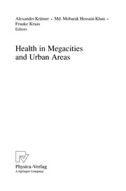 Health in Megacities and Urban Areas Cover Image
