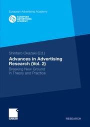 Advances in Advertising Research (Vol. 2) Breaking New Ground in Theory and Practice  Cover Image