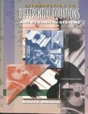 Introduction to differential equations and dynamical systems  Cover Image