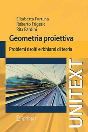 Geometria proiettiva Problemi risolti e richiami di teoria  Cover Image