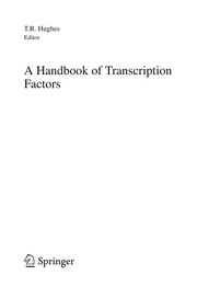 A Handbook of Transcription Factors Cover Image