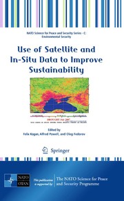Use of Satellite and In-Situ Data to Improve Sustainability Cover Image