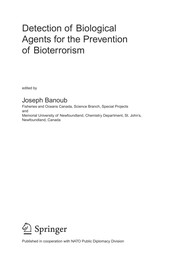 Detection of Biological Agents for the Prevention of Bioterrorism Cover Image