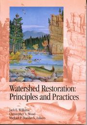 Water restoration :   principles and practices /  Cover Image