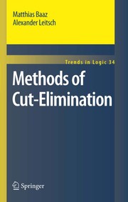 Methods of Cut-Elimination Cover Image