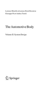 The Automotive Body Volume II: System Design  Cover Image