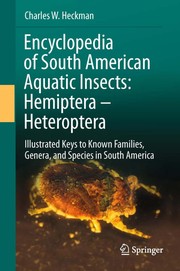 Encyclopedia of South American Aquatic Insects: Hemiptera - Heteroptera Illustrated Keys to Known Families, Genera, and Species in South America  Cover Image
