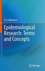Epidemiological Research: Terms and Concepts Cover Image