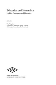 Education and Humanism Linking Autonomy and Humanity  Cover Image