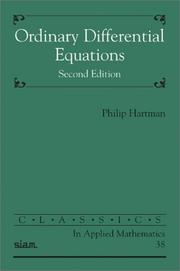 Ordinary differential equations  Cover Image