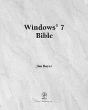 Windows 7 bible  Cover Image