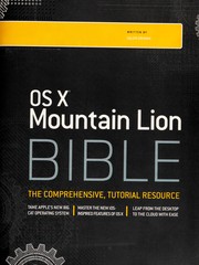 OS X Mountain Lion bible  Cover Image