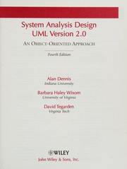 Systems analysis design, UML version 2.0 : an object oriented approach  Cover Image