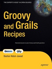 Groovy and grails recipes  Cover Image