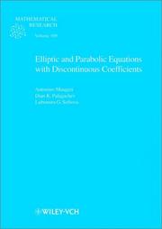 Elliptic and parabolic equations with discontinuous coefficients Cover Image