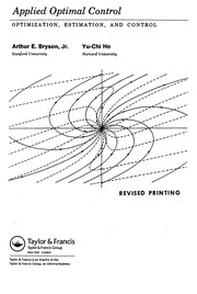 Applied optimal control : optimization, estimation, and control  Cover Image