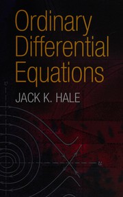 Ordinary differential equations  Cover Image