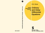 Ordinary and delay differential equations  Cover Image
