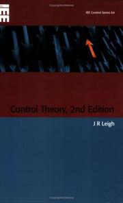 Control theory  Cover Image