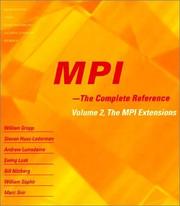 MPI -- the complete reference  Cover Image