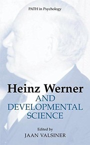 Heinz Werner and Developmental Science Cover Image