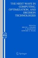 The Next Wave in Computing, Optimization, and Decision Technologies Cover Image