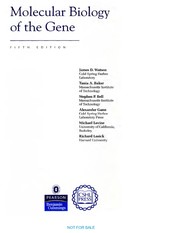 Molecular biology of the gene  Cover Image