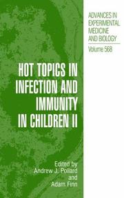 Hot Topics in Infection and Immunity in Children II Cover Image