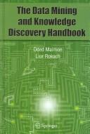 Data Mining and Knowledge Discovery Handbook Cover Image