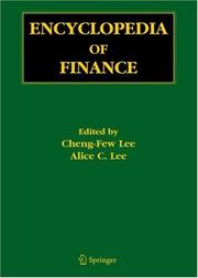 Encyclopedia of Finance Cover Image