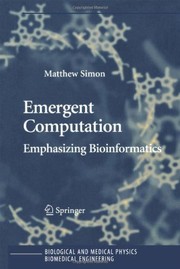 Emergent Computation Emphasizing Bioinformatics  Cover Image